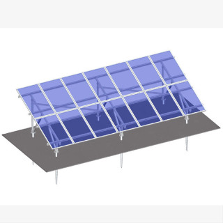 3~5mm Stainless Silver Galvanized Steel Profile For PV Module Support